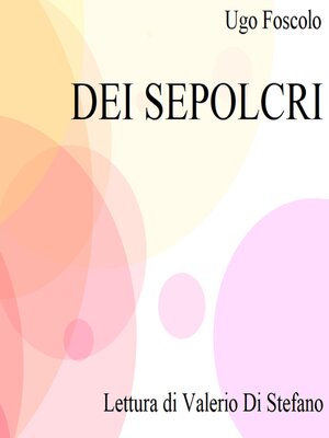 cover image of Dei Sepolcri
